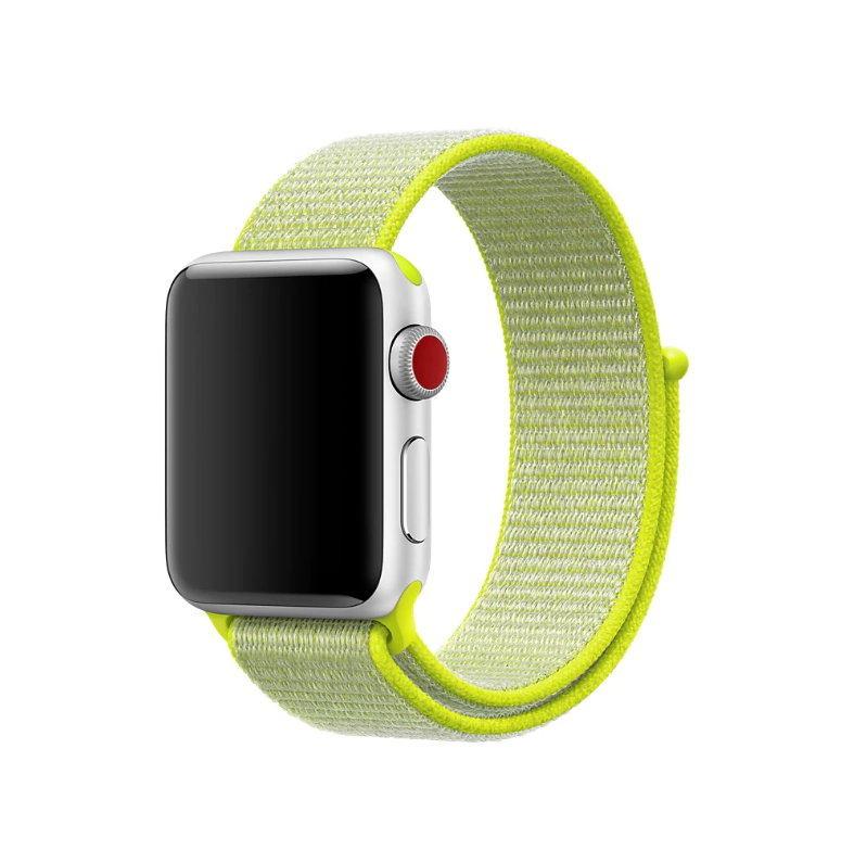 

Нейлоновый ремешок для Apple Watch 42mm/44mm Sport Loop Green