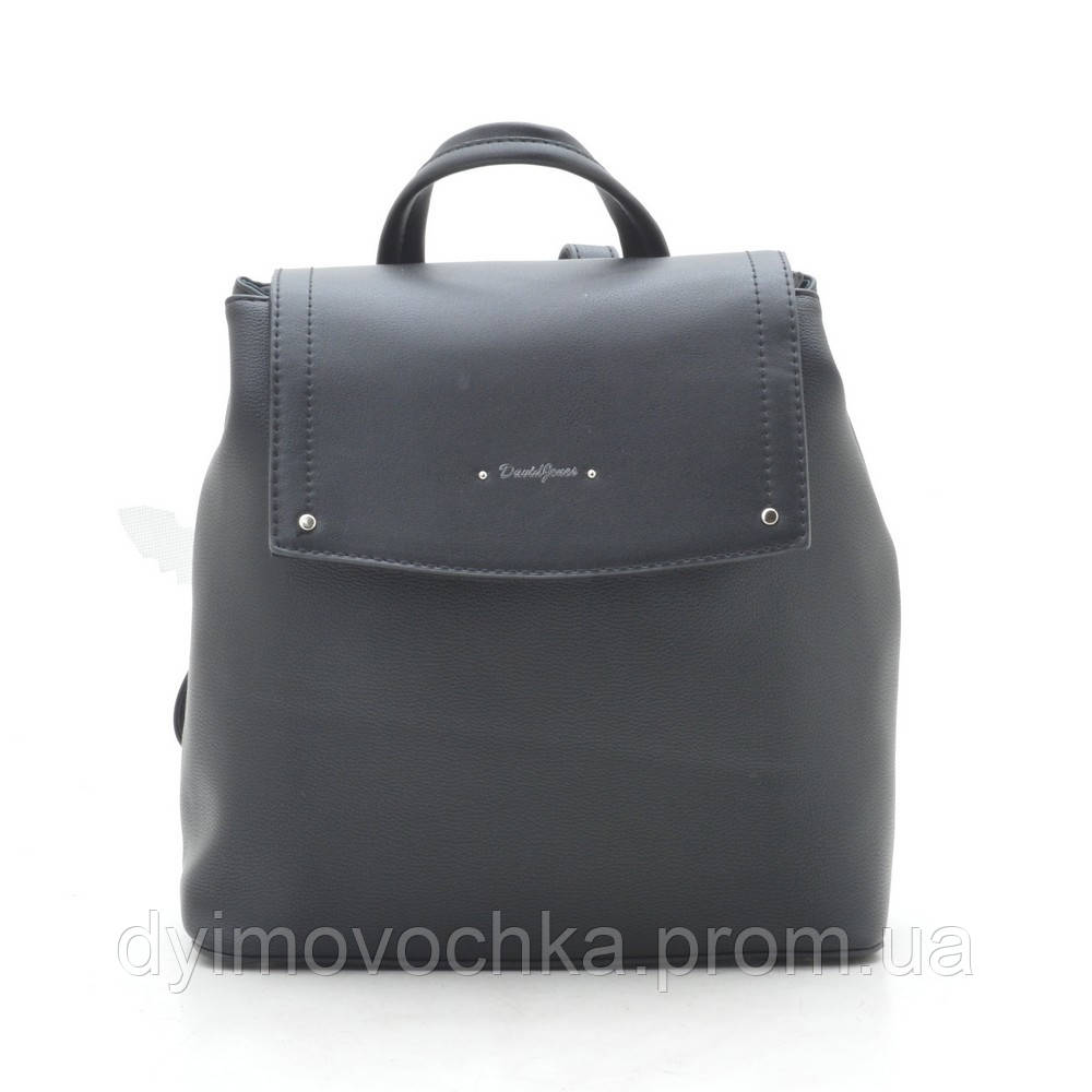 

Рюкзак David Jones 6124-2T black, кожзам