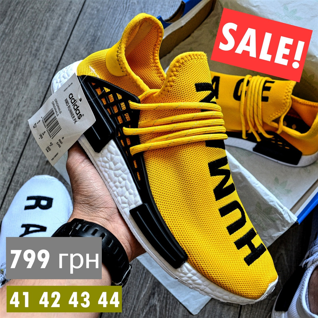 кроссовки Adidas Pharrell Williams Nmd Human (race Yellow) Sale, 55% OFF |  www.colegiogamarra.com