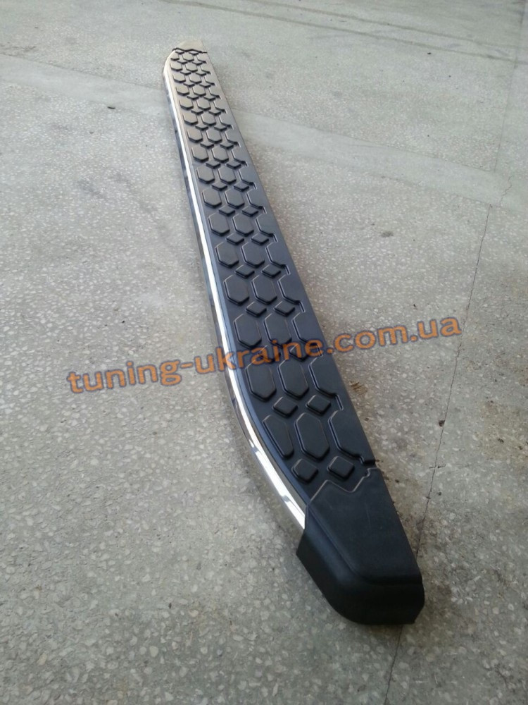 

Боковые площадки из алюминия BlackLine для Ford Connect 2014 Long