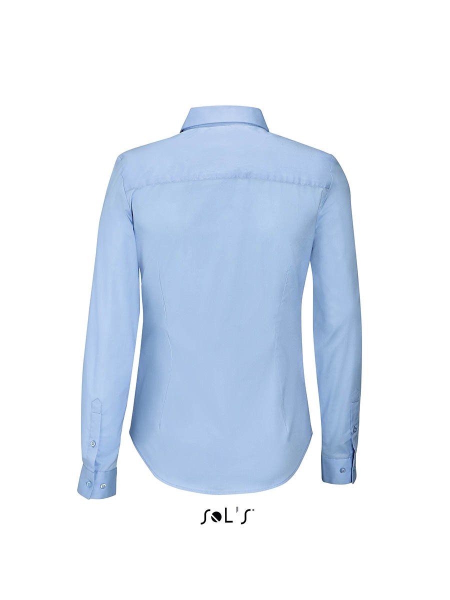 

Рубашка женская из ткани стрейч с длинным рукавом SOL’S BLAKE WOMEN, Светло-синий(sols)