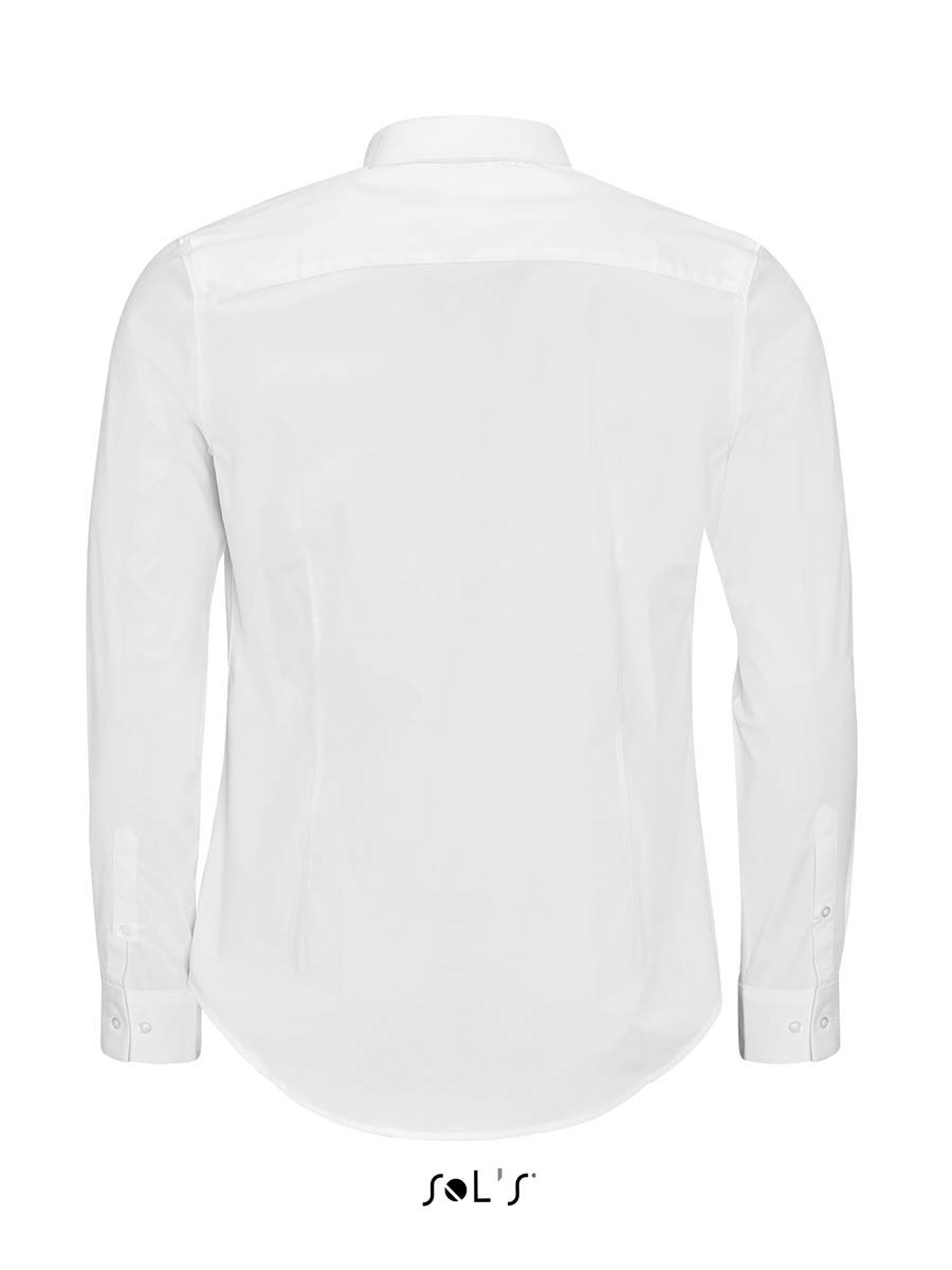

Рубашка мужская из ткани стрейч с длинным рукавом SOL’S BLAKE MEN, Белый