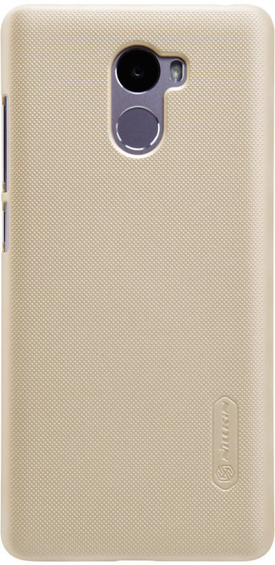

Чехол-накладка Nillkin Super Frosted Shield Xiaomi Redmi 4 Gold #I/S, Золотой