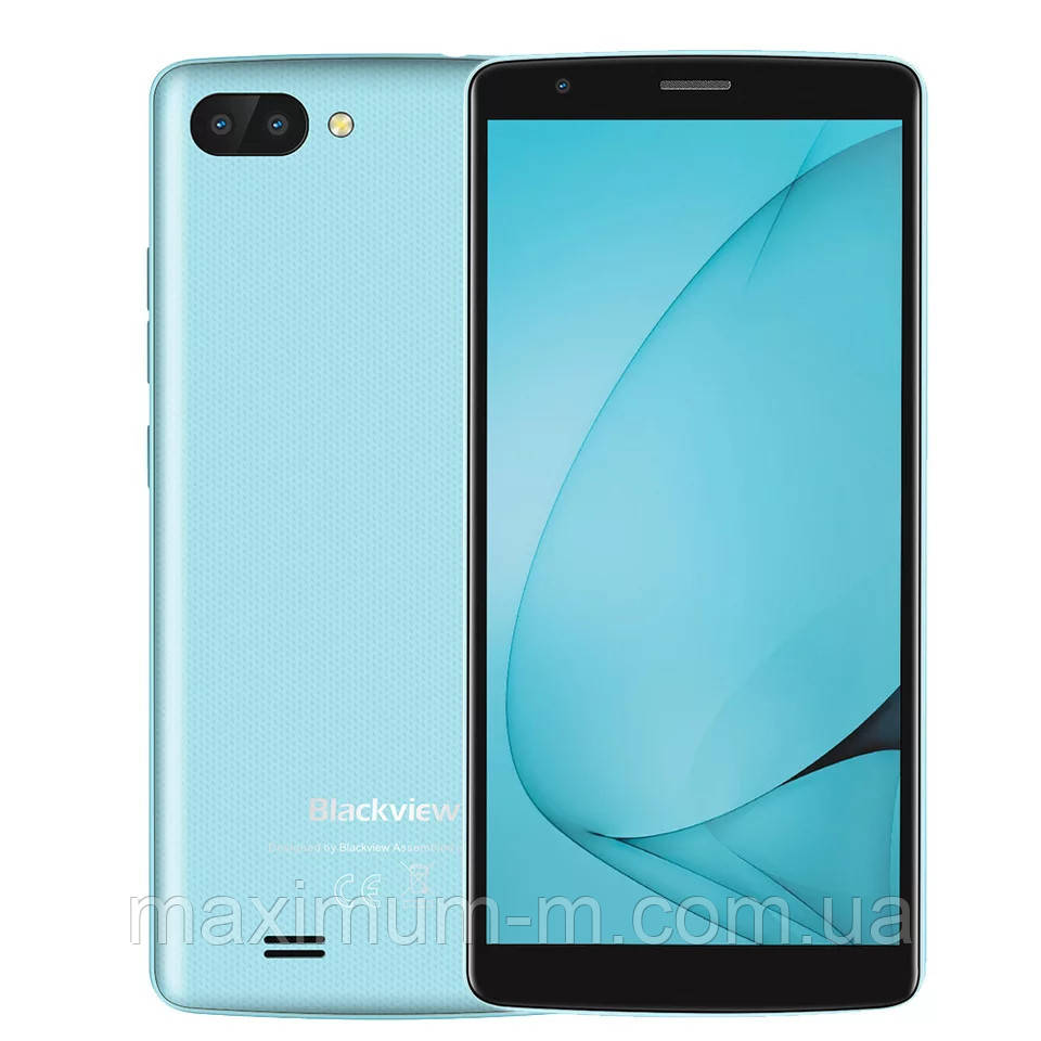 

Blackview A20 Blue, MT6580A, 1GB/8GB + силиконовый чехол, Синий