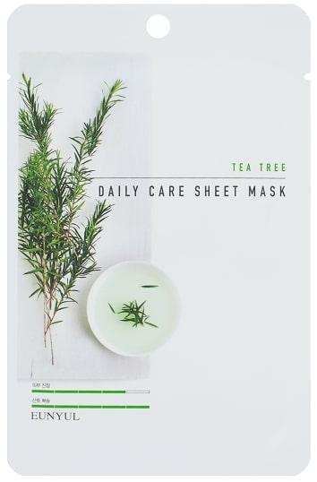 Восстанавливающая лечебная маска для лица с чайным деревом Eunyul Daily Care Mask Sheet Tea Tree 22 г