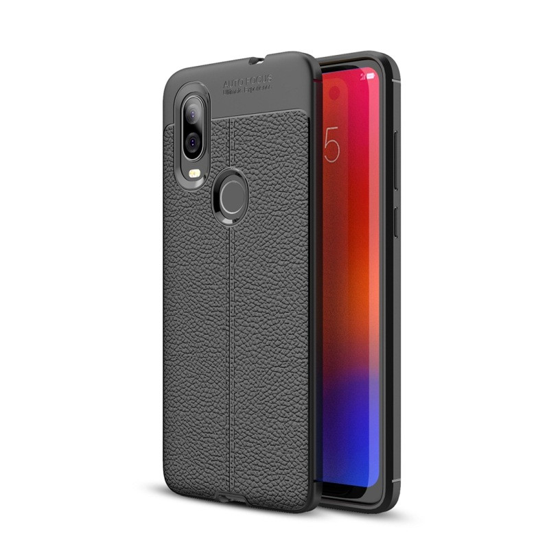 

Чехол Auto Focus для Motorola Moto One Vision силикон Original Soft Touch черный