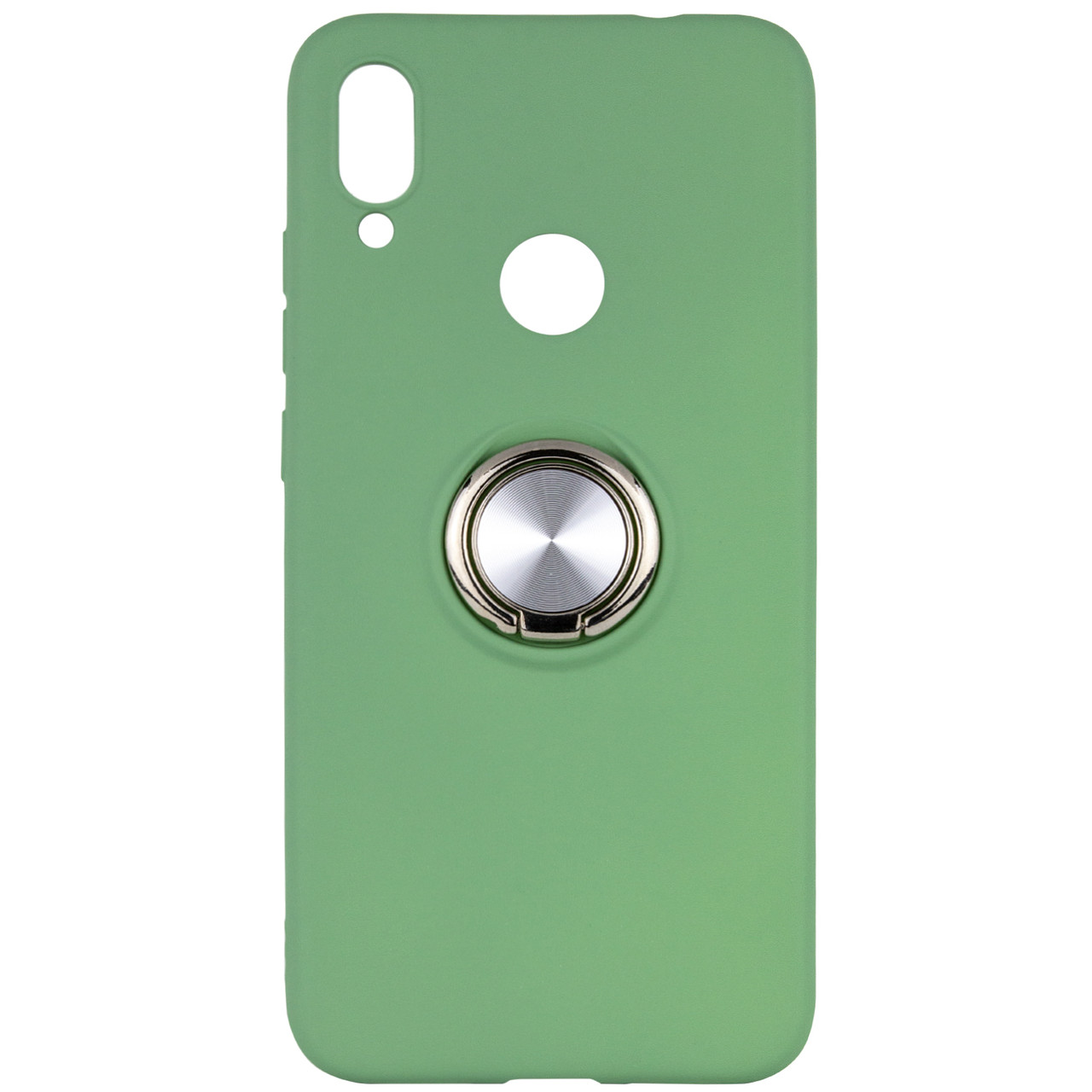 

TPU чехол Summer ColorRing под магнитный держатель для Xiaomi Redmi Note 7 /Note 7 Pro / Note 7s, Салатовый