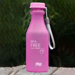 

Спортивна Еко пляшка BPA Free Mat для води та напоїв 550 мл Матовий Рожевий (SUN5363)