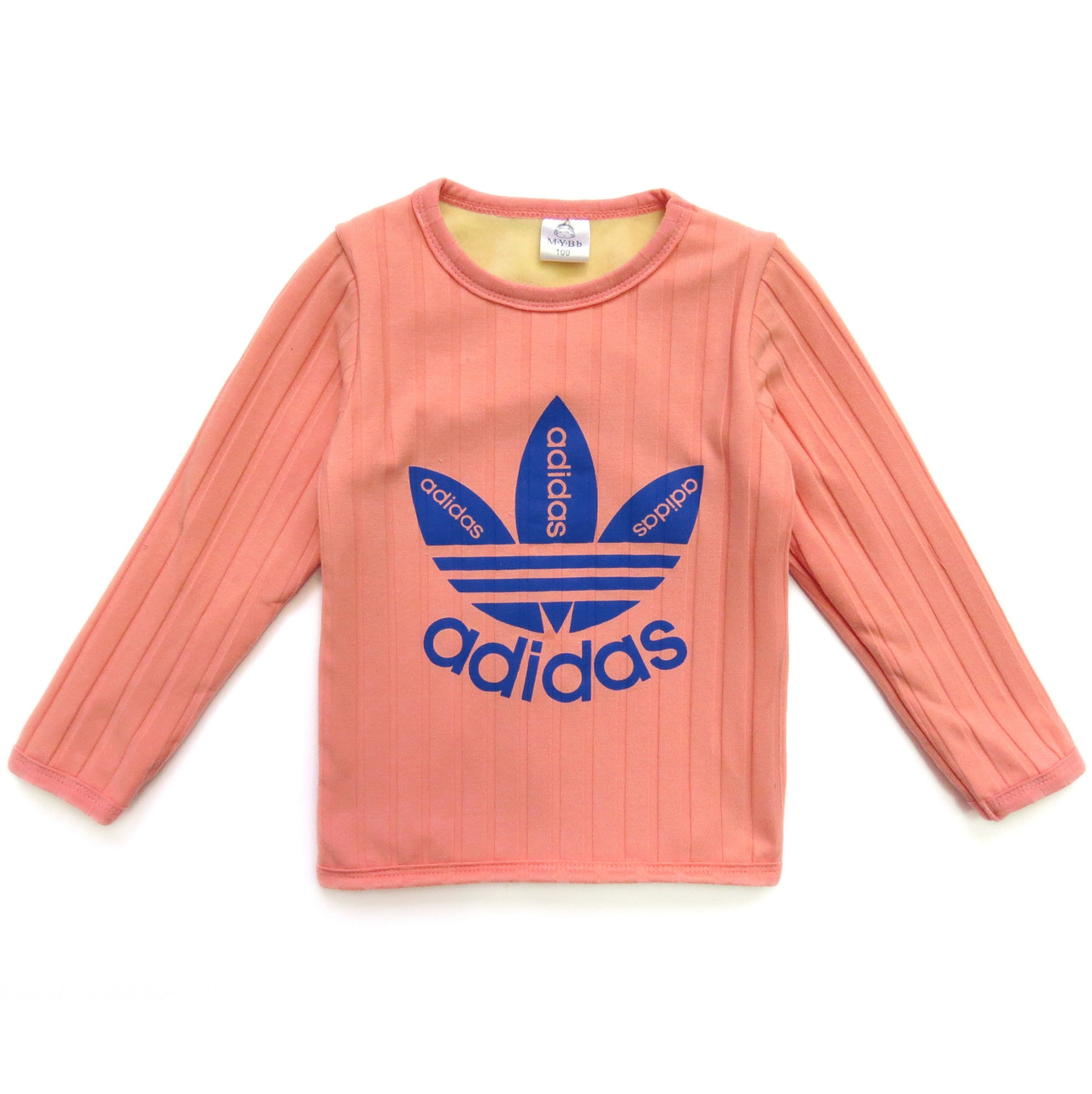 

Теплая кофта Adidas для девочки. 120, 130 см 130 см, Персиковый