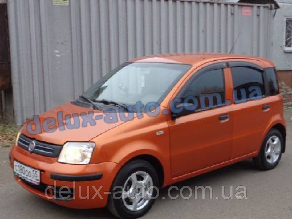 

Ветровики Cobra Tuning на авто Fiat Panda II 2003-2012 Дефлекторы окон Кобра для Фиат Панда 2 2003-2012