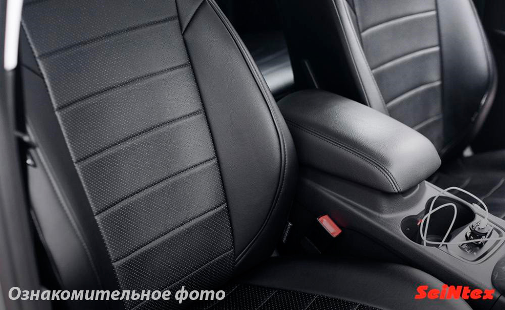 

Чехлы салона Volkswagen Passat B6, B7 2006-2014 Эко-кожа /черные 86358