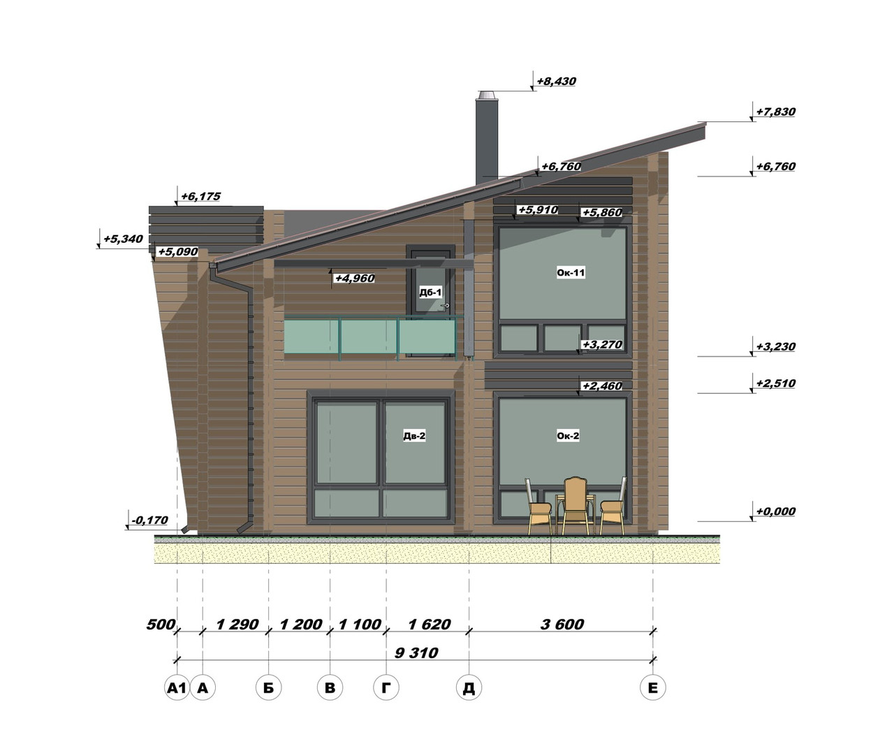 Проектирование деревянных домов из профилированного бруса. Проект дома