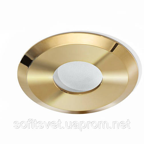 

Точечный светильник AZzardo OSCAR AZ2800 Gold влагозащищенный IP44 (для ванной)