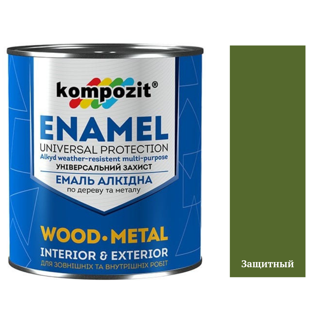 Алкидная эмаль для дерева и металла ПФ-115 Kompozit 12кг (Защитный) (Композит)