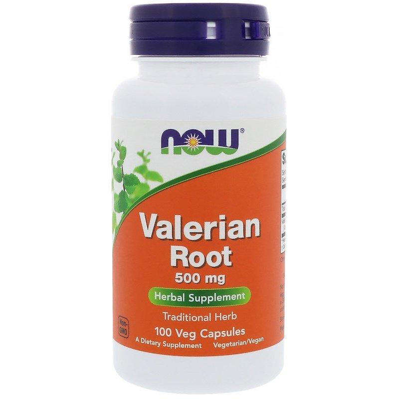 

Корень валерианы NOW Foods "Valerian Root" 500 мг (100 капсул