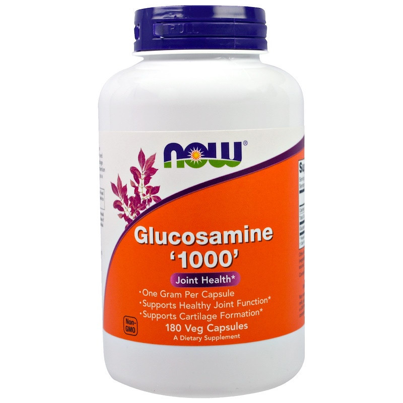 

Глюкозамин NOW Foods "Glucosamine" 1000 мг (180 капсул)