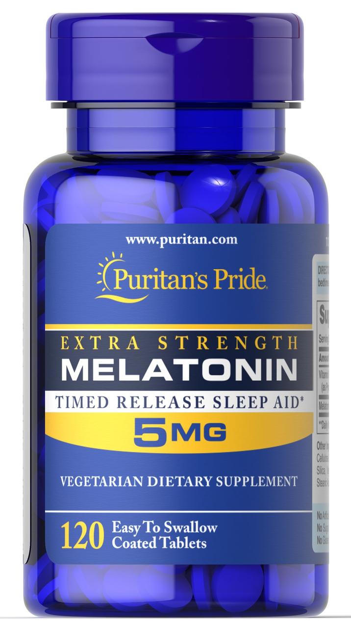 

Puritan's Pride Melatonin 5 mg 120 tab