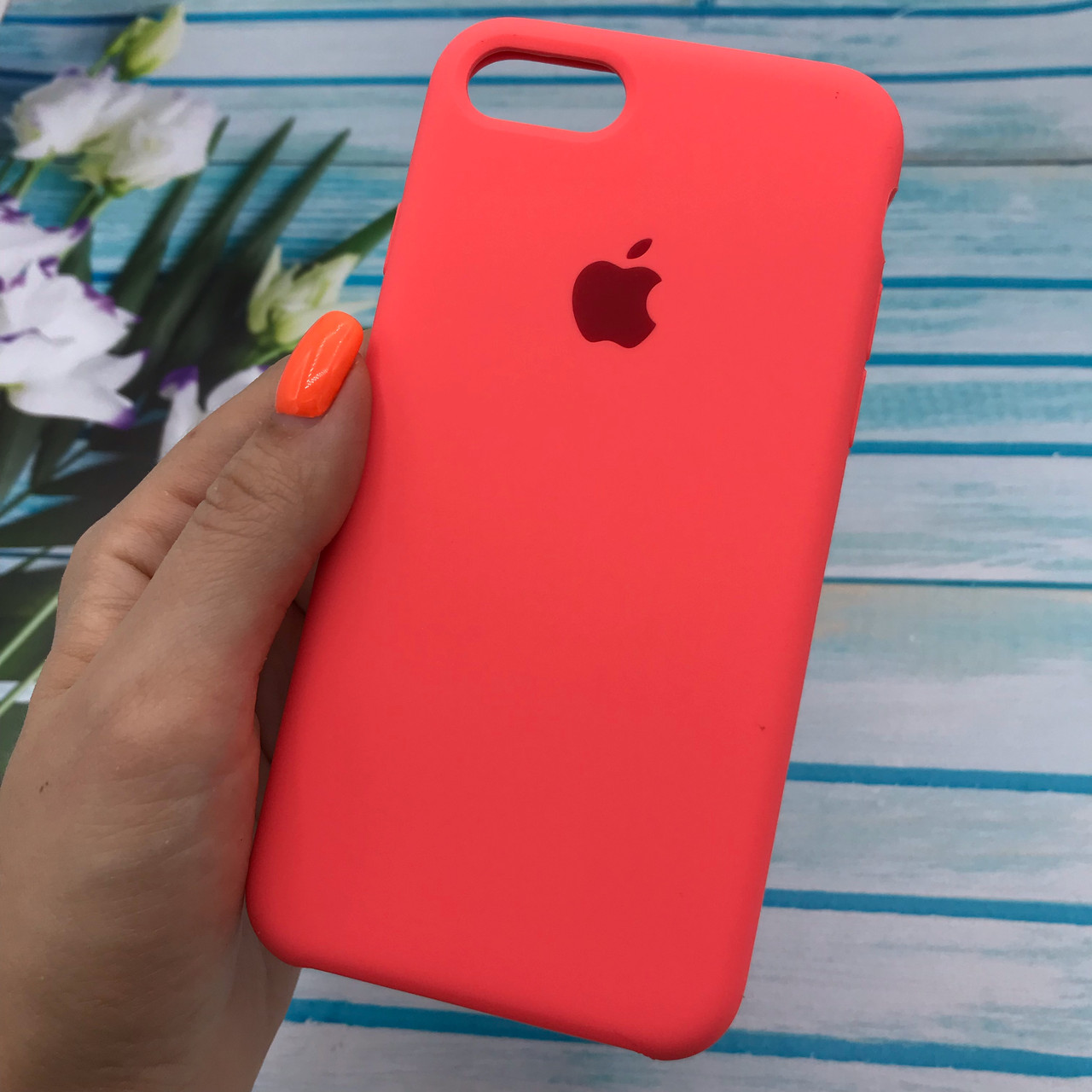 

Чехол Mood Silicone Case для iPhone 7/8 Hot Pink