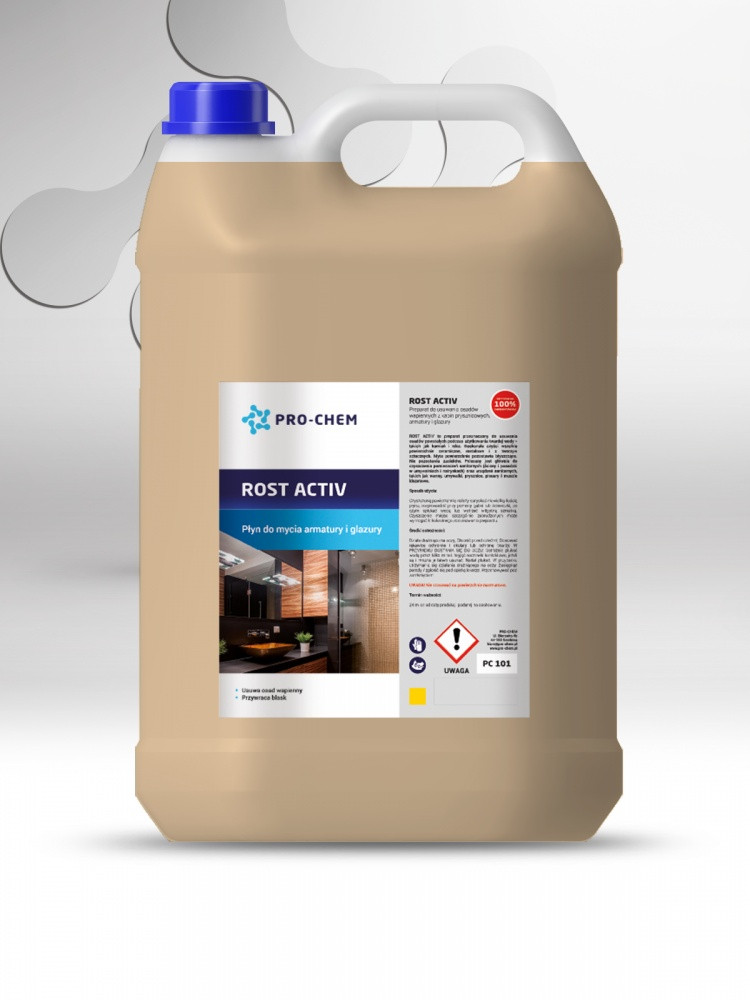 

Засіб для видалення вапняних відкладень з душових кабін PRO-CHEM ROST ACTIV 6 л (PC101-6)