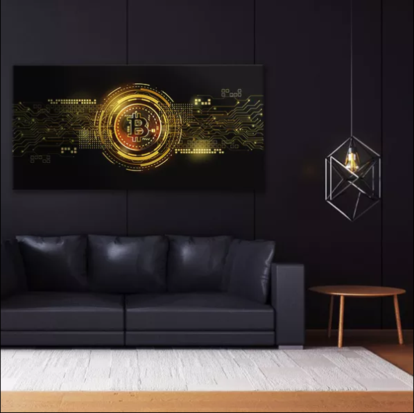 

Bitcoin Gold 70x140 см