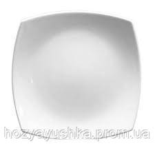 

Тарелка обеденная квадратная Luminarc Quadrato White 26х26 см 6 шт J0592