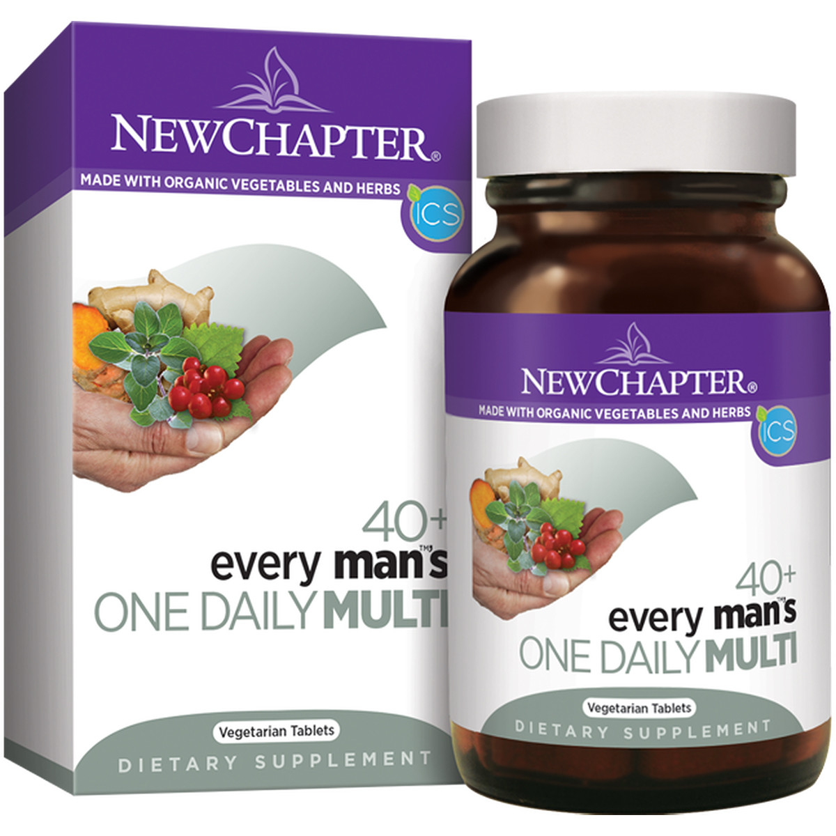Ежедневные Мультивитамины для Мужчин 40+, Every Man's, New Chapter, 48