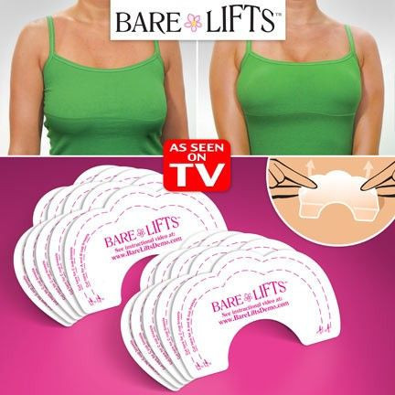 

2 по цене 1! Невидимый бюстгальтер Bare Lifts - 20 штук