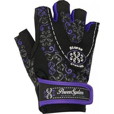 

Перчатки для фитнеса и тяжелой атлетики Power System Classy Женские PS-2910 S Black/Purple