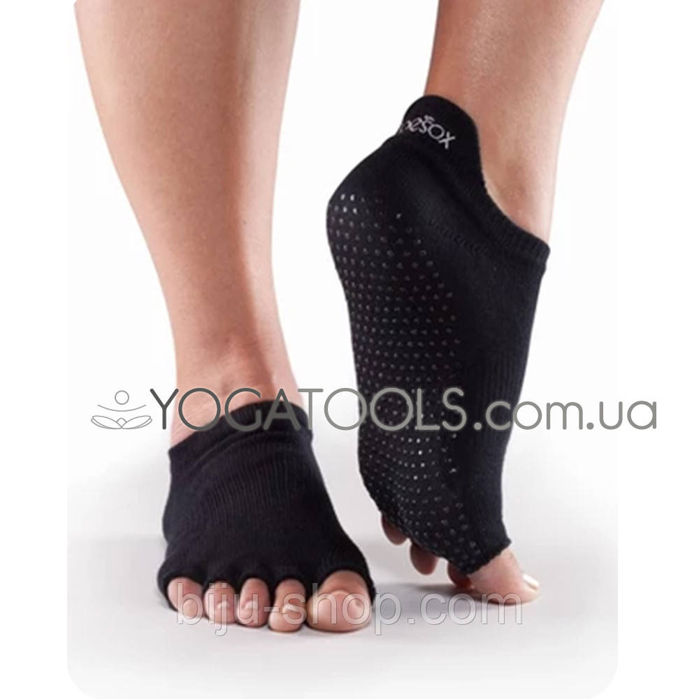 

Носки для йоги нескользящие SHORT, мужские (44-45р), TOESOX, USA