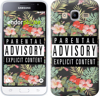 

Чехол на Samsung Galaxy J2 (2016) J210 Parental advisory "2879u-270", Зелёный