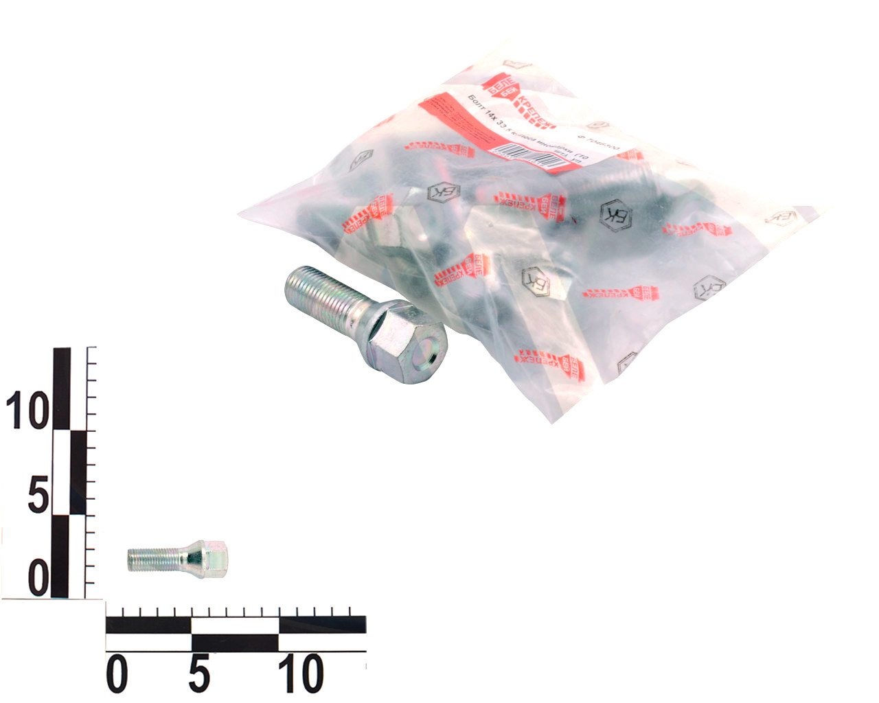 

Болт М14х33,5 колеса иномарки (10 шт.) (БелЗАН, комплекты). Ф 7046300