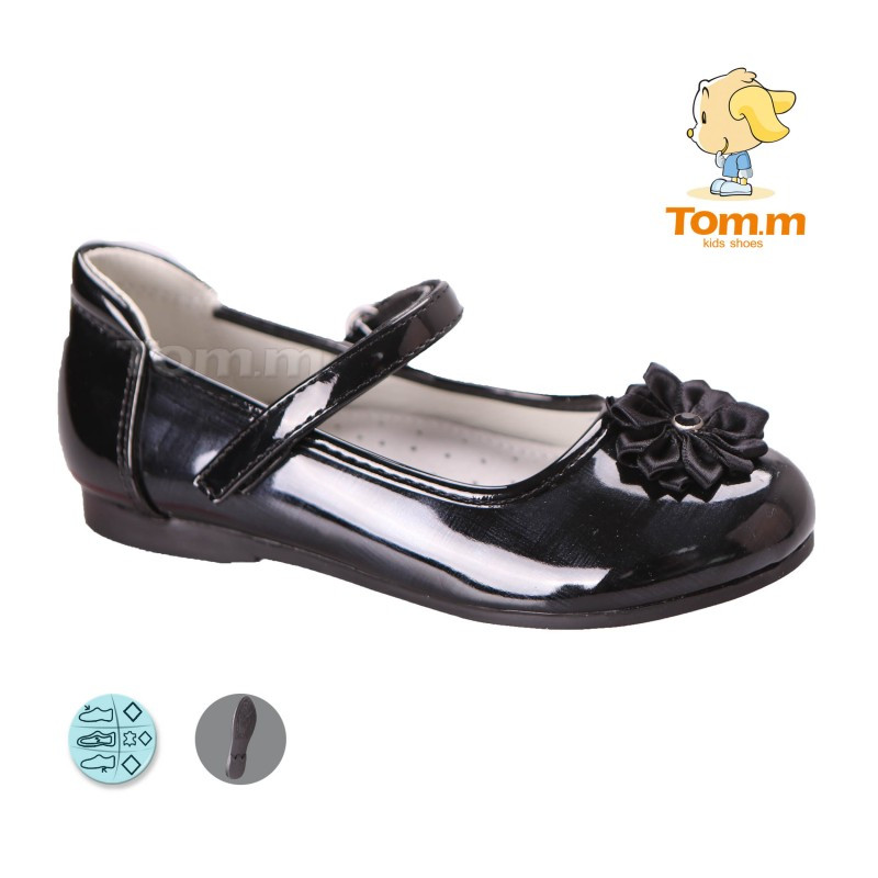 

Туфли ТОМ М 3720B Black банта 26-31 27, Черный