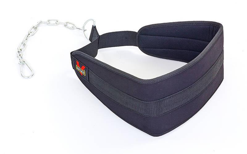 

Пояс для отягощений Dipping Belt VALEO (ширина-17см, длина 92см, с цепью)