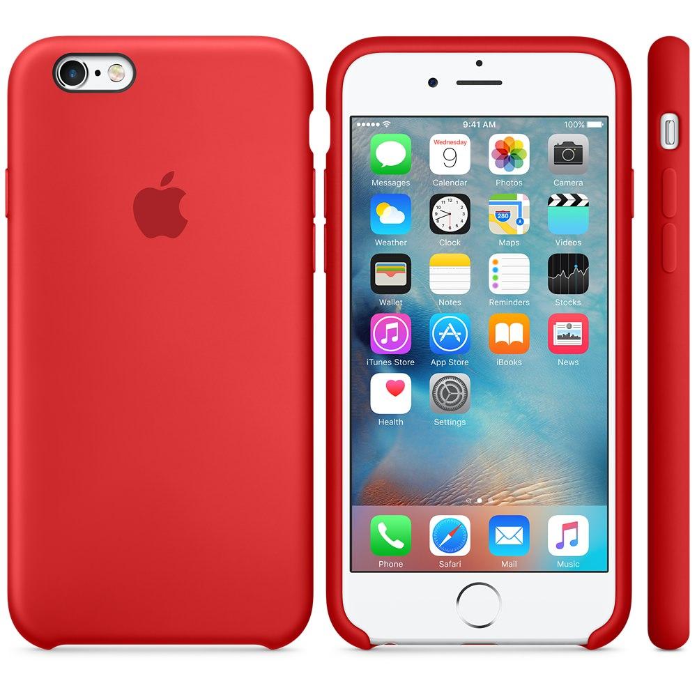 

Силиконовый чехол Apple Silicone Case (PRODUCT) RED для iPhone 6 / 6s (premium, Красный