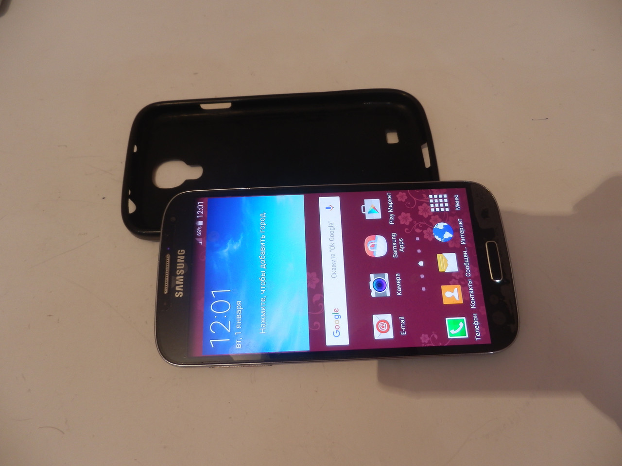 Samsung Galaxy S4 I9500 Black Mist №6959 на запчасти