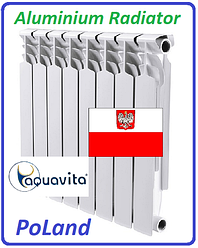 Алюминиевый радиатор отопления Aquavita 500 х 100 Польша