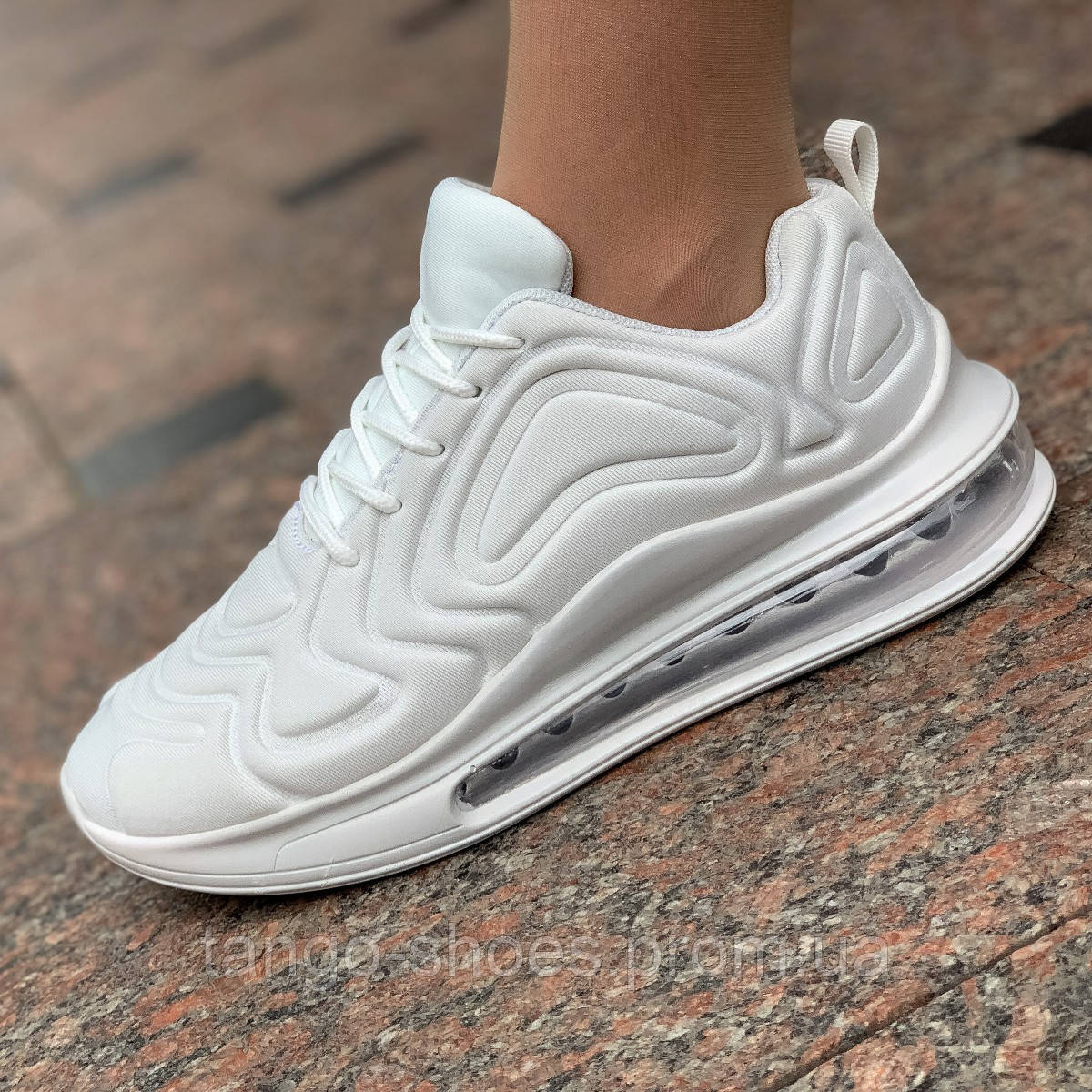 

Кроссовки женские белые Air Max 720 (Аир Макс) (Код: Т1523) 40, Белый