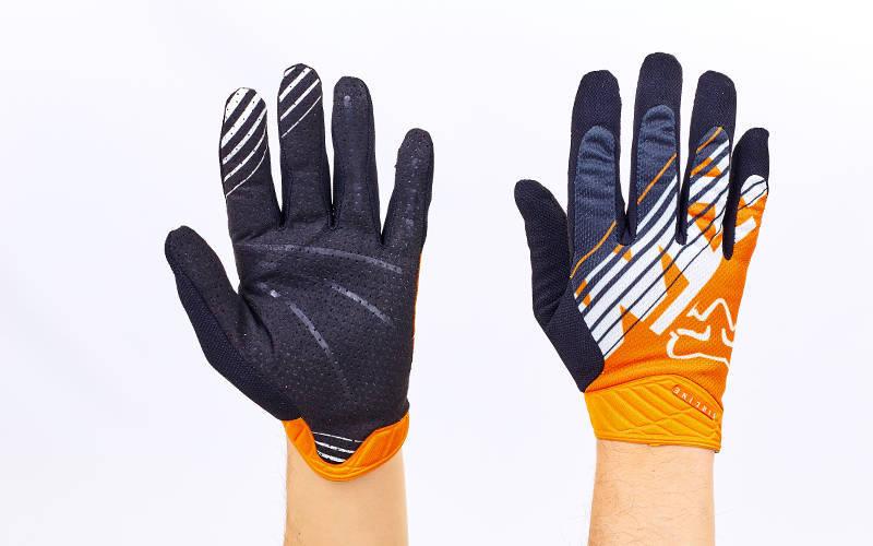 Кроссовые перчатки текстильные FOX BC-4828-4 (закр.пальцы, р-р M-XL, о