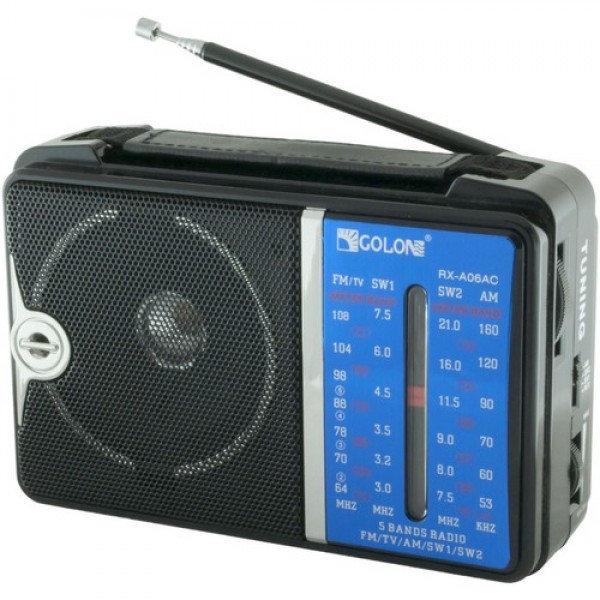 Радіоприймач GOLON RX-A06AC портативний для будинку дачі відпочинку