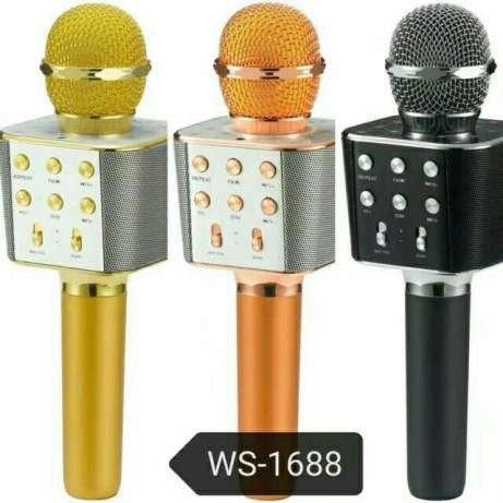 Беспроводной микрофон караоке Wster WS-1688 ручной Bluetooth микрофон