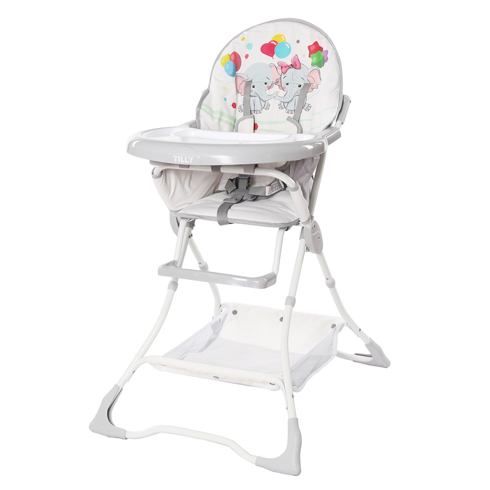 

Стульчик для кормления TILLY Buddy T-633/1 White Elephants