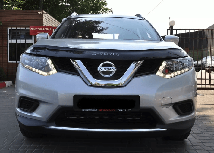 

Дефлектор на капот (мухобойки) Nissan X-Trail (T32) 2014-