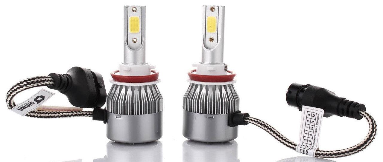 

Комплект автомобильных LED ламп C6 H11 5543