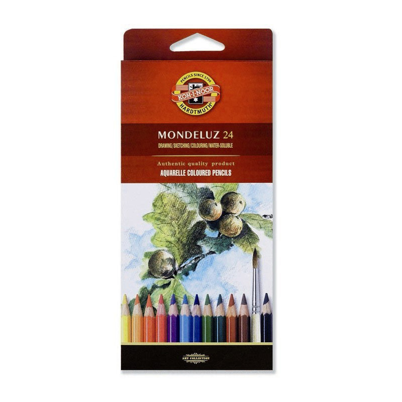

Карандаши цветные аквар. Koh-i-noor Mondeluz 24 цв. 3718024001KS