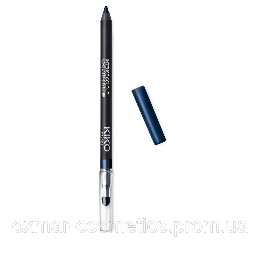 

Стойкий гладкоскользящий карандаш для глаз KIKO MILANO Intense Colour Long Lasting Eyeliner - 15 Blu Notte Met