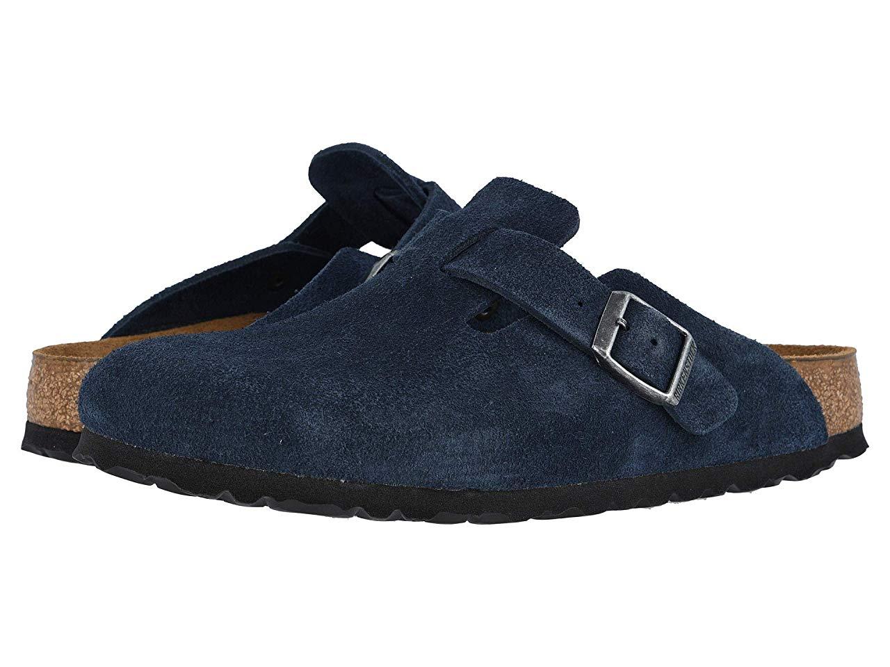 

Сабо (Оригинал) Birkenstock Boston Soft Footbed (Unisex) Night Suede