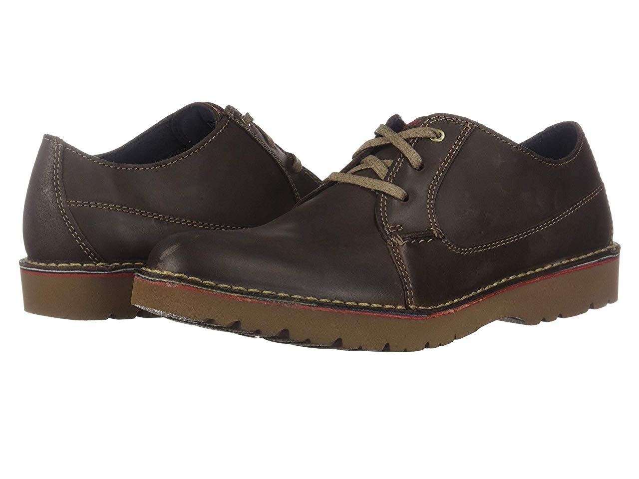 

Туфли (Оригинал) Clarks Vargo Plain Dark Brown Leather