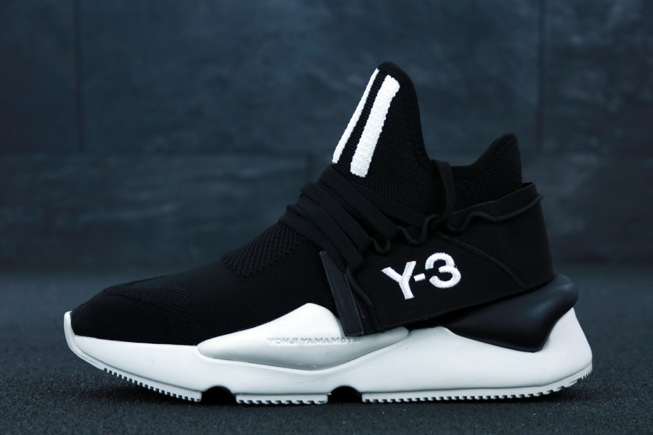 

Кроссовки мужские черные стильные брендовые Адидас Y-3 Kaiwa Yohji Yamamoto Адидас Кайва Ёдзи Ямамото, Черный