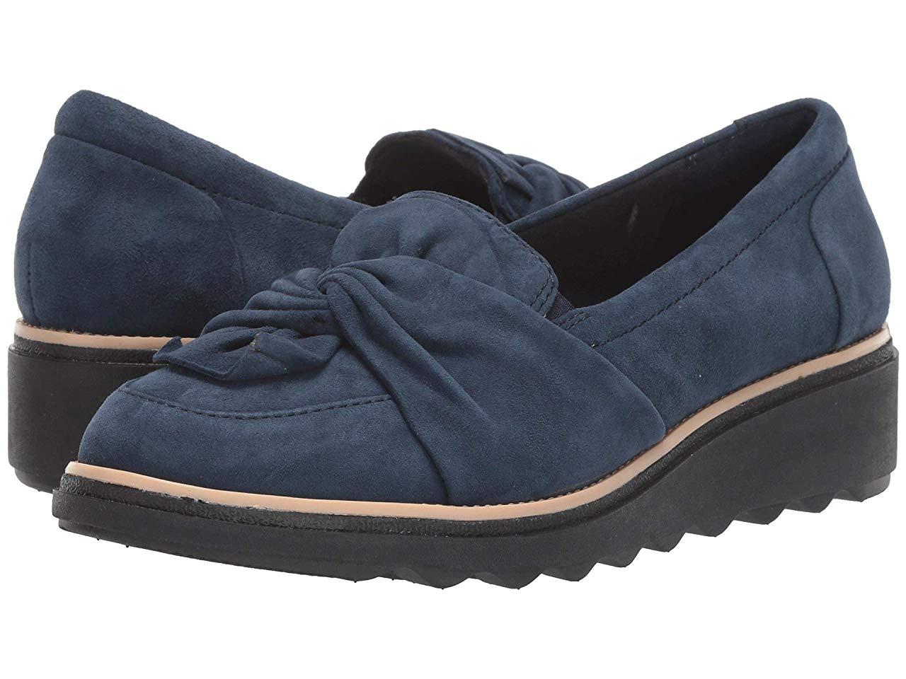 

Мокасины (Оригинал) Clarks Sharon Dasher Navy Suede