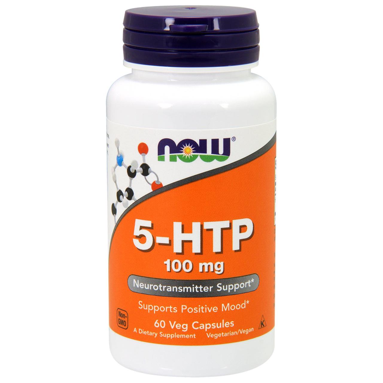5-HTP 100 mg NOW, 60 капсул